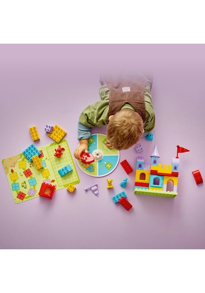 LEGO® DUPLO® Hopsy’nin Kale Oyunu 10450 - 3 Yaş ve Üzeri Çocuklar için 3 Hayvan Figürü İçeren Eğitici Oyuncak Yapım Seti (47 Parça)