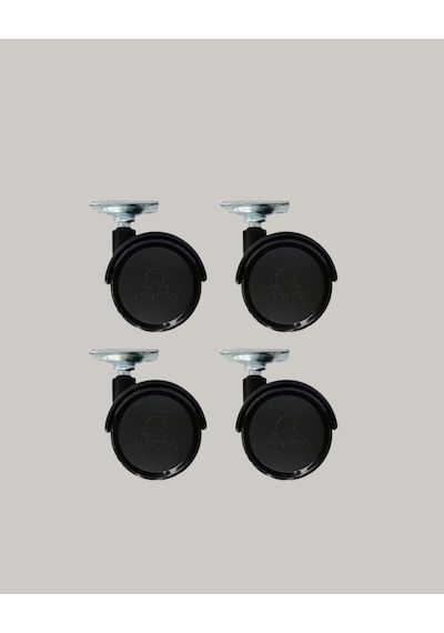 Kilitsiz 4 Cm Tekerlek Ayak 4 Lü Set Sessiz Ve Dayanıklı