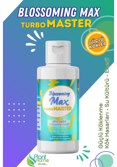 Turbo Master 100 Ml Köklendirici Hızlı Kök Gelişimi Ve Bitki Canlandırıcı - Su Kültürü Besini Diğer