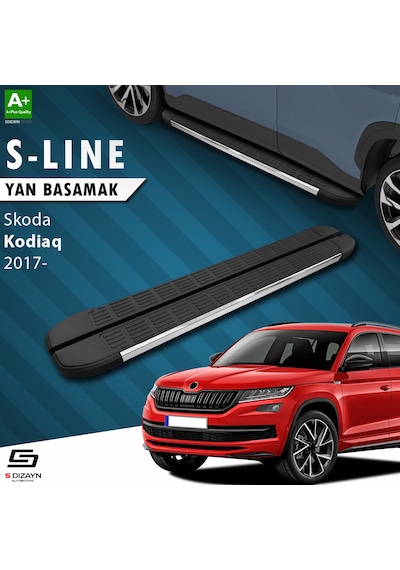 S-dizayn Skoda Kodiaq S-line Krom Yan Basamak 193 Cm 2017 Üzeri