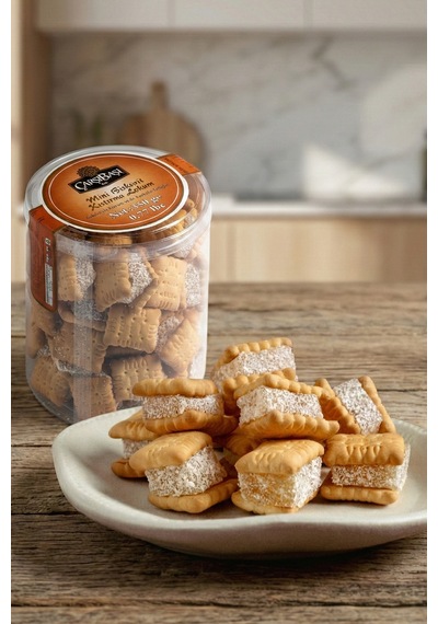 Mini Bisküvi Arası Kıstırma Lokum 350 Gram