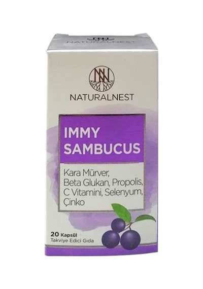Naturalnest Immy Sambucus 20 Kapsül