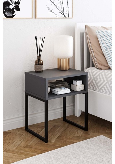 Toprak Komodin Metal Ayaklı Açık Raflı Komodin Yatak Odası Genç Odası Komodin Antrasit Antrasit Toprak Komodin Metal Ayaklı Açık Raflı Komodin Yatak Odası Genç Odası Komodin Antrasit Antrasit