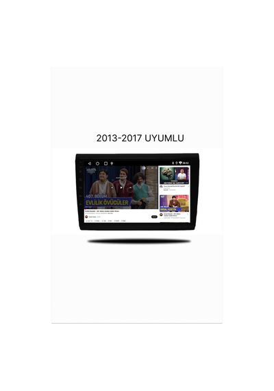 Snp Serisi Fiat 500l 2013-2017 Uyumlu 10" Android Multimedya Sistemi 4-64 Gb Hafıza + Kablosuz Carplay & Geri Görüş Kamerası  10"
