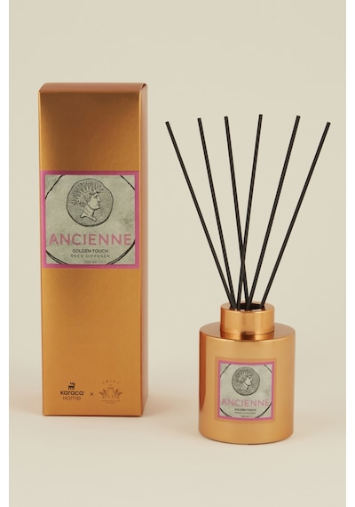 Karaca Home Pop Art Koleksiyonu Ancienne Golden Touch Çubuklu Ortam Kokusu Şeftali 200 ML