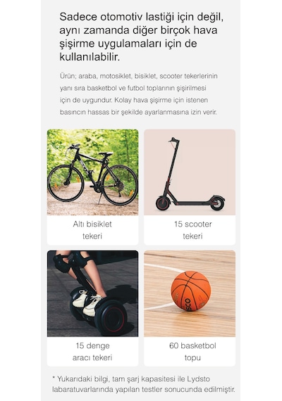 Lydsto Duo Plus Şarjlı Araç Süpürgesi ve Hava Kompresörü