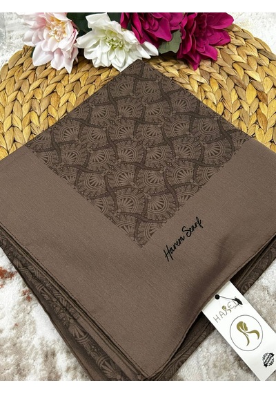 Harem Scarf Gold Sahra Eşarp Vizon Çok Renkli
