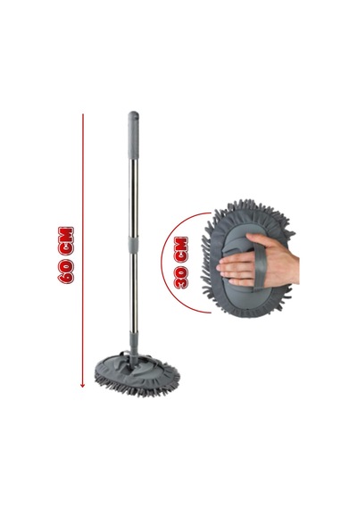 Çok Fonksiyonlu Mikrofiber Araba Yıkama Fırçası Teleskopik Uzun Saplı Detay Fırçası Oto Araç Mopu Diğer