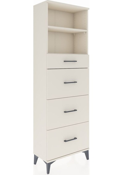 Arges Dolap 2 Raflı 4 Çekmeceli 60x30x182 Aytaşı-aytaşı Aytaşı