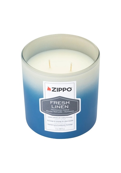 Zippo Odor-masking Candle - Koku Giderici Mum Fresh Linen Mavi