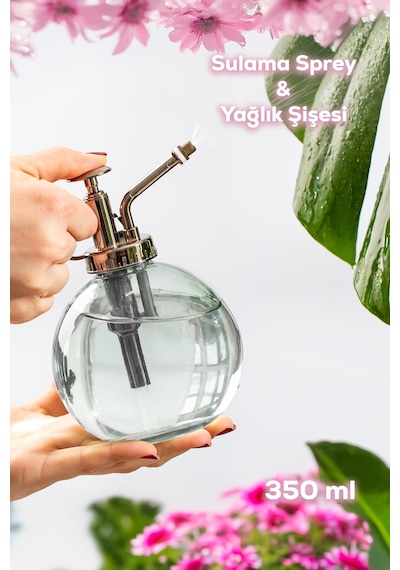 Perotti 15729 350 Ml Cam Yağlık Sirkelik Yağdanlık Şişesi Gri