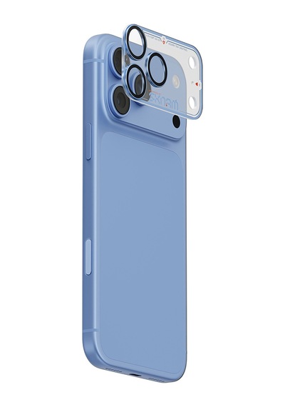 İphone 18 Pro Uyumlu Skinarma Atlas Serisi Ionix Kamera Lens Koruyucu Mavi