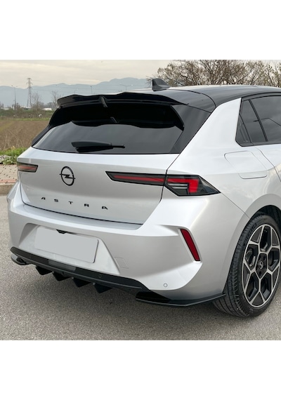 Opel Astra L Spoiler Plastik Piano Black