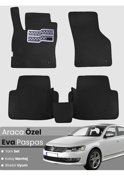 Volkswagen Passat B7 2011-2014 Uyumlu Eva Paspas Tam Set Oto Paspas,araca Özel,su Geçirmez 926