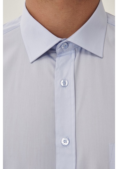 AC&Co / Altınyıldız Classics Erkek ACIK MAVI Kolay Ütülenebilir Comfort Fit Geniş Kesim Klasik Yaka Gömlek Açık Mavi AC&Co / Altınyıldız Classics Erkek ACIK MAVI Kolay Ütülenebilir Comfort Fit Geniş Kesim Klasik Yaka Gömlek Açık Mavi
