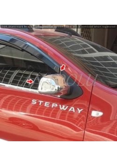 Dacia Sandero Krom Ayna Kapağı 2 Parça 2013 Üzeri