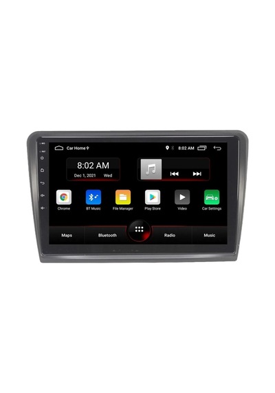 Skoda Süper B 2010-2015 Android Multimedya Carplayli 10 İnc Hd Ips Ekran 2gb/32gb Kamera Hediyeli 10.1"