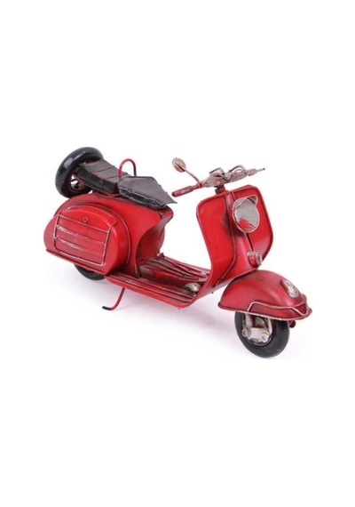 Dekoratif Metal Scooter Vintage Dekoratif Ev Ofis Hediyelik Metal Süs