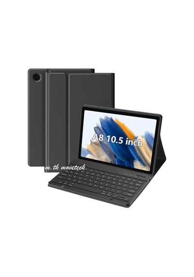 Samsung Galaxy Tab A8 Sm-x200 10.5 Inç Uyumlu Tablet Bluetooth Renkli Klavyeli Kılıf
