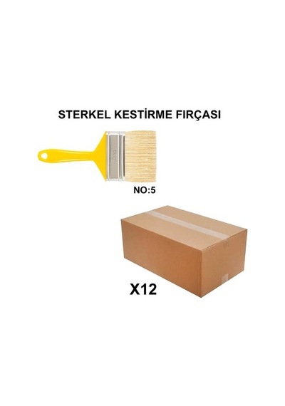 Kestirme Fırçası No 5 - 12 Adet Toptan Set