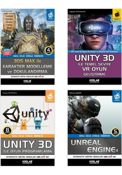 Oyun Programlama Seti 6 - 4 Kitap Takım- Kodlab