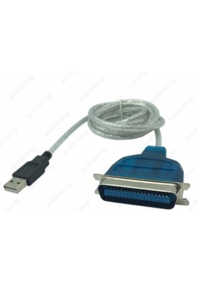 1.5 Metre Usb İeee 1284 Kablo Usb 36 Pin Centronics Yazıcı Kablosu
