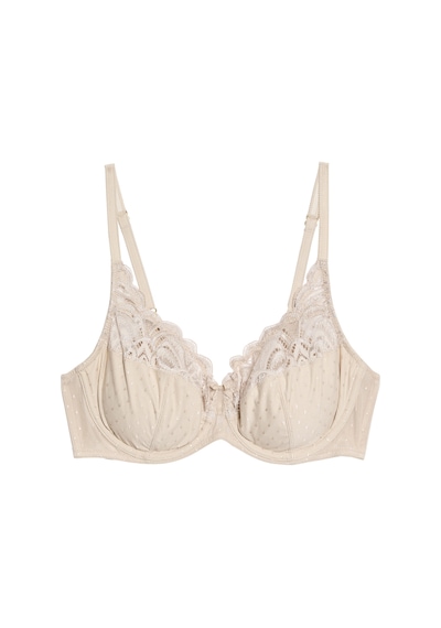 Marks & Spencer Amelia Dantelli Balenli Full Cup Sütyen T33002306 Bej