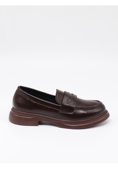 Nesilshoes Nesil Shoes Dvm 2530 Kahve Maskulen Kadın Loafer