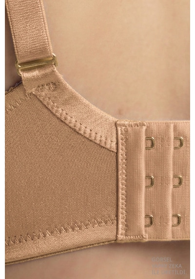 Cottonill Bra - Elvia Büyük Beden Parlak Balensiz Straplez Minimizer Kadın Sütyen 3'lü Paket-2 Çok Renkli