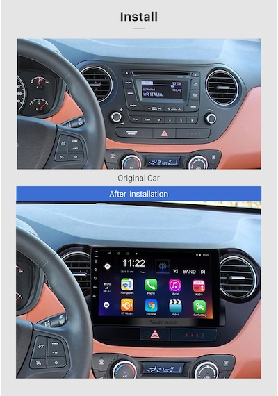 Hyundaı İ10 2014-2017 Multimedya Navigasyon Usb Kamera Carplayer