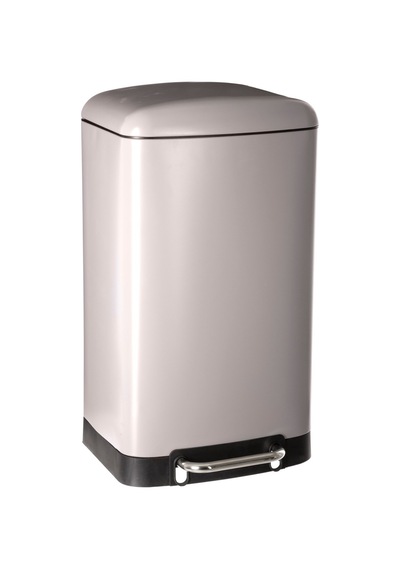 5five Simply Smart Ariane 30 Lt Metal Çöp Kovaları Bej Açık Kahverengi