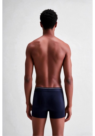 Trendybee Erkek Slim Fit Lacivert Boxer 5 Adet Paket Likralı Rahat Kesim Özel Kutulu