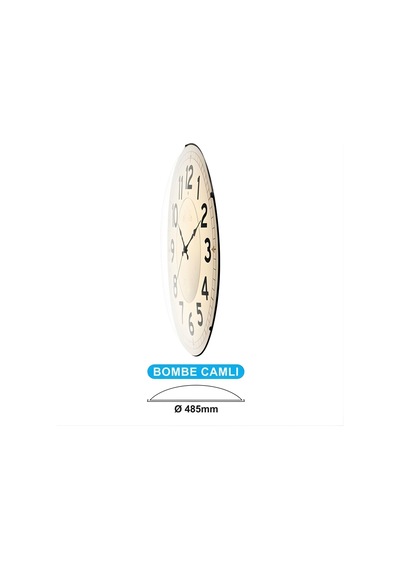 Galaxy Exculusıve Amsterdam Bombe Camlı 50 Cm Siyah