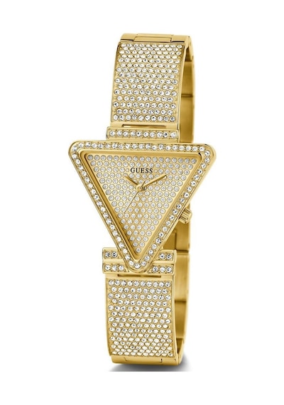 Guess Gugw0644l2 Altın Kaplama Taşlı Üçgen Kadın Kol Saati