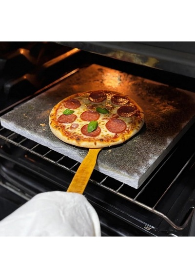 Doğal Bazalt Mangal Ve Barbekü Taşı, Pizza,fırın Taşı, Ekmek, 35 40 Cm Doğal Bazalt Pişirme Taşı