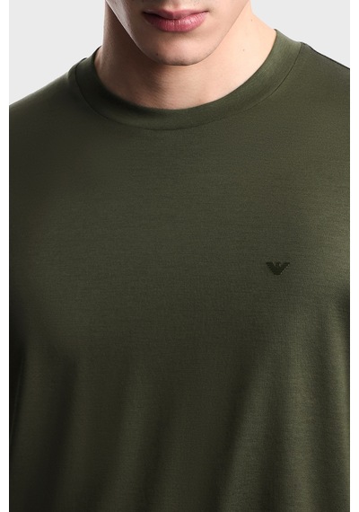 Emporio Armani Erkek T Shirt Em005491 Af24839 U8121 Haki Haki
