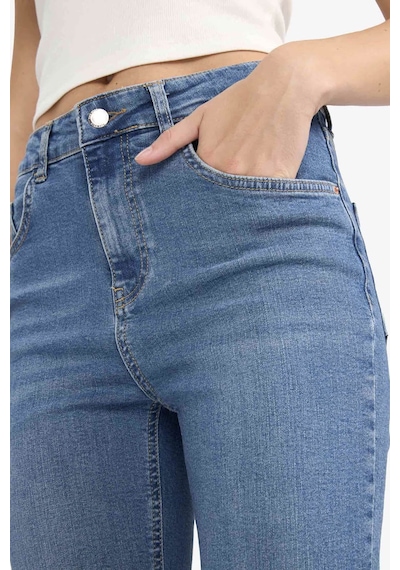 Defacto Crop Flare Fıt Mavi Kadın Jean Pantolon G2217ax/nm28 Mavi