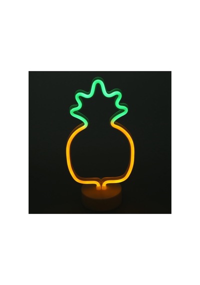 Dgc Avm Dekoratif Ananaslı Neon Led Masa Ve Gece Lambası Hediyelik Lamba Belirtilmemiş