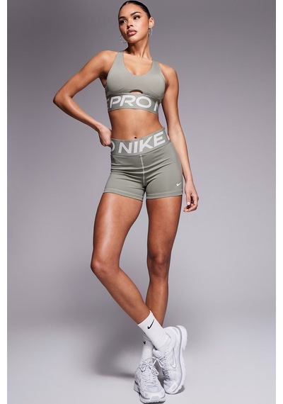 Nike Pro Indy Plunge-support Bra Kadın Spor Bra Haki