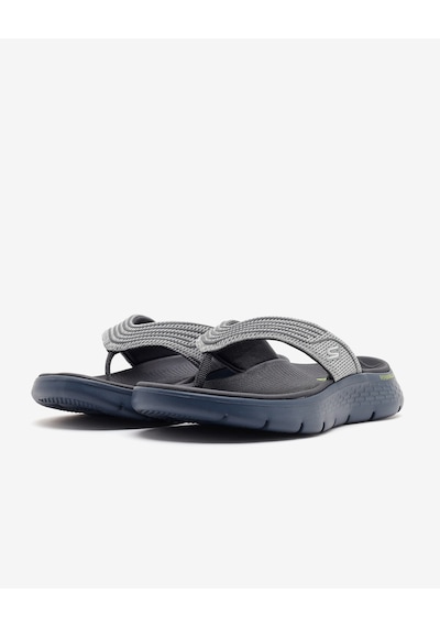 Skechers Go Walk Flex Sandal Erkek Gri Parmak Arası Terlik 229214 Gry Gri