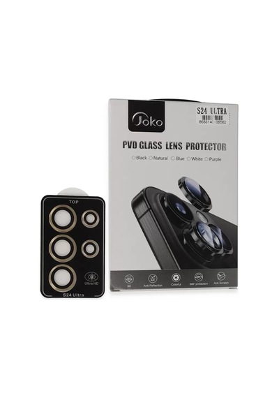 Galaxy Uyumlu S24 Ultra Pvd Metal Kamera Lens - Gold