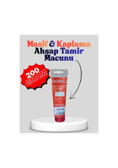 Klc Masif Ve Kaplama Ahşap Tamir Macunu Ahşap Mobilya Parke Çizik Çatlak Tamir Dolgusu Macunu 200 Gr Beyaz