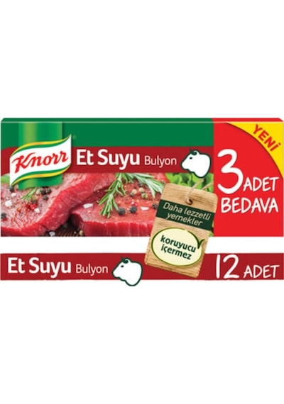 Knorr Et Suyu Bulyon 12 x 120 G
