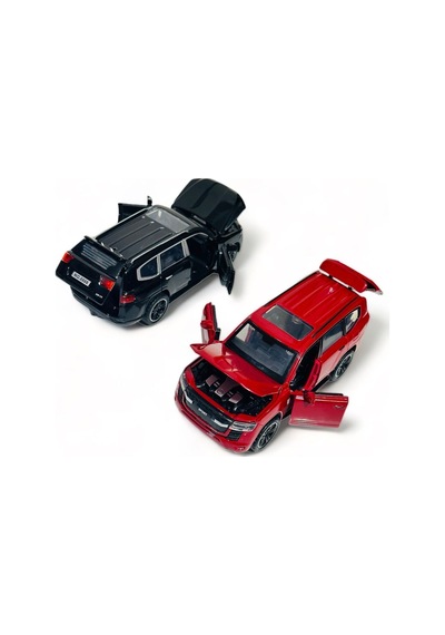 Toyota Land Cruıser Diecast Metal Model Kapı Kaput Bagaj Açılır 1:32 Sabit Seçenek 1 Değeri