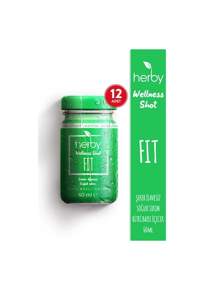 Herby Fit Shot  Bitki Bazlı İçecek X12