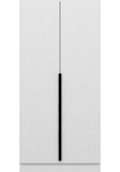 Kale Plus 2 Mebran Kapaklı Dolap Beyaz Mebran 190cm Beyaz