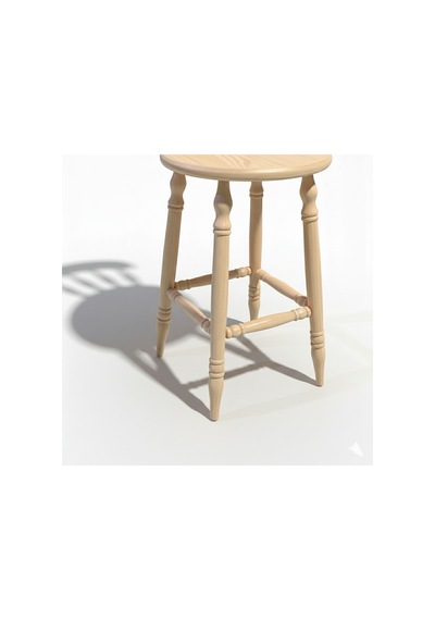 Nord Ahşap Bar Sandalyesi Natural