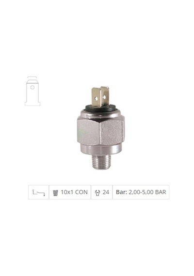 KLF HİDROLİKLİ FREN MÜŞÜRÜ (İNCE DİŞ KONİK) (M10 X 1) (2.00-5.00 BAR)