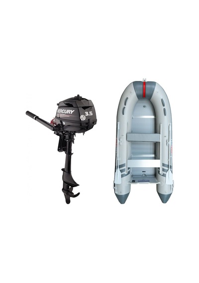 Marinport 3.00 Ahşap Taban Şişme Bot + Mercury 3.5 Hp Deniz Motoru