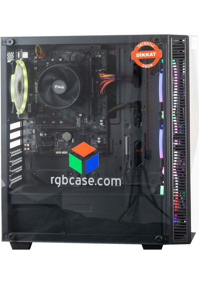 Bitges RGB LED Ekranlı 600W 80+ Oyuncu Bilgisayar Kasası